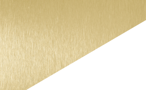 Métal Laiton Brossé<br/>1 face/1 face équilibrée blanc